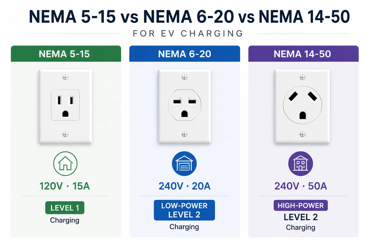 Understanding NEMA Plug Types for EV Charging: A Complete Guide