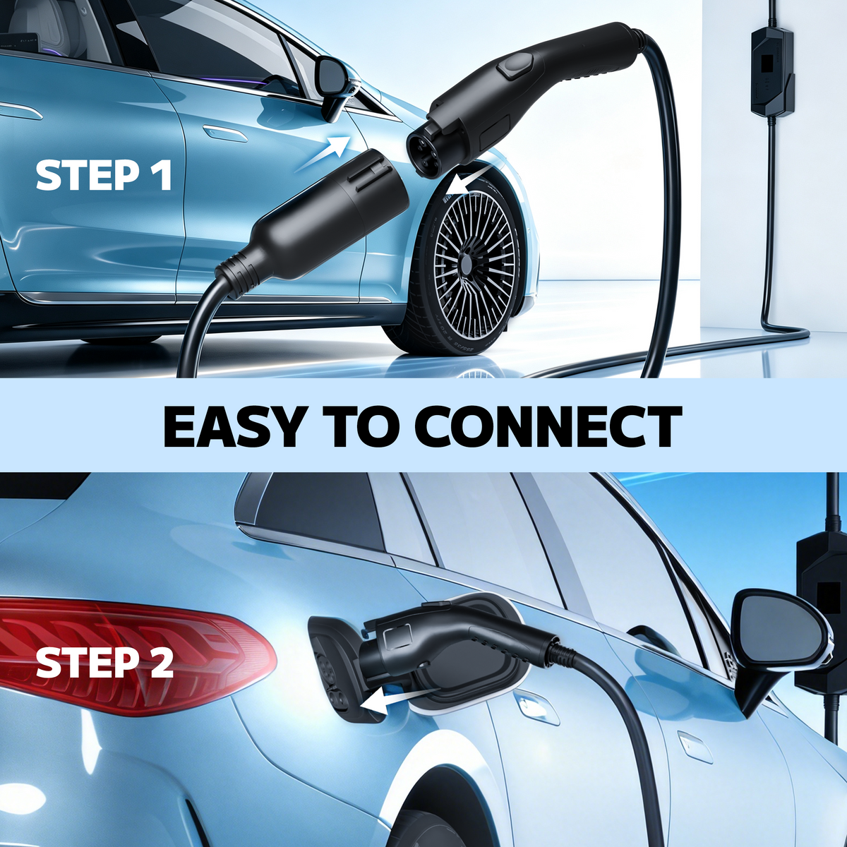ELEVOCHARGE J1772 EV Charging Extension Cable | 48A / 11kW | 21 ft / 33 ft